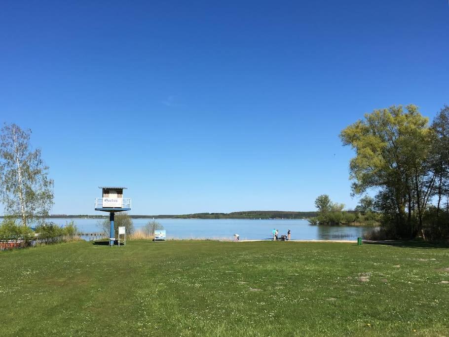 Ferienhaus Solken Mit Grosser Terrasse Und Kaminofen Plau am See Luaran gambar